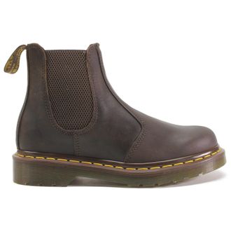 Dr. Martens 2976 YS Crazyhorse Leather Unisex Slip On Boots - Dark Brown - Size:UK 9.5