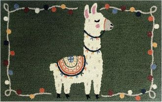 The Rug Market Craft Llama 30X48in Doormat