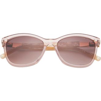 Ted Baker Full Rim Cat Eye Sunglasses in Blush at Nordstrom Rack