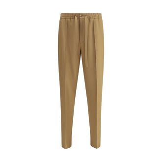 Valentino Mens Drawstring Waistband Trousers - Tan - Size EU 50 (Mens)