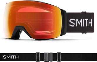 Smith I/O MAG 185mm Snow Goggles in Black /Chromapop Red at Nordstrom