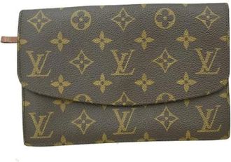 Louis Vuitton Pre-owned Wallets, female, Brown, Size: ONE SIZE Pre-owned Vintage Canvas Wallet