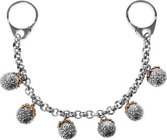 Alexander McQueen Heirloom Chain Decoratieve Bedelketting - Dames - Sleutelhangers & Tashangers - Grijs - ONE Size - Accessoires