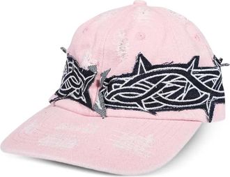 Who Decides War by Ev Bravado Cappello da baseball con effetto vissuto - Rosa