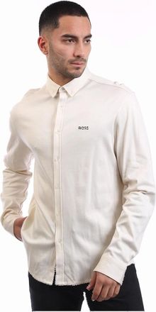 HUGO BOSS Mens B Motion L Shirt - White - Size: 40/Regular