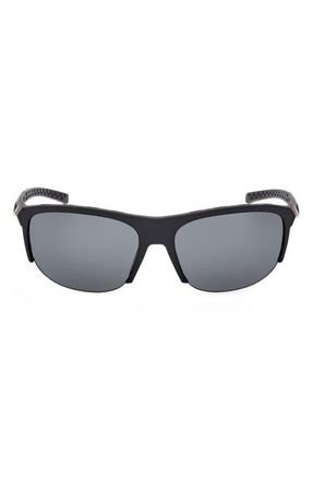 adidas 66mm Navigator Sunglasses in Matte Black /Smoke at Nordstrom