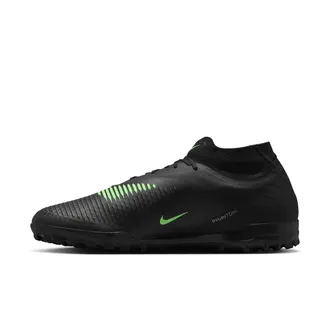 Nike Mens Phantom 6 High Academy Turf Soccer Shoes in Black | HQ2277-001