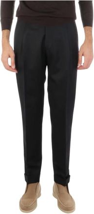 Berwich Retro Broek - Heren - Nette broeken - Blauw - L - Wol - Broeken