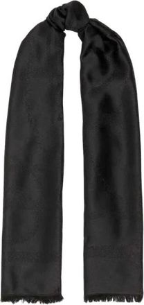 Guess Accessoires, Dames, Zwart, ONE Size, Polyester, Pashmina Sjaal