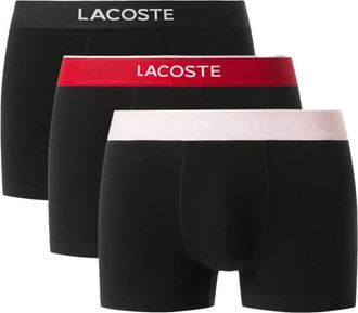 Lacoste Heren, Ondergoed, Zwart, Maat: M Katoen