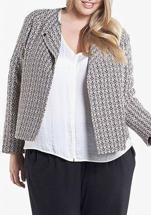 Tart Collections Aviana Plus Jacket In Neon Aztec