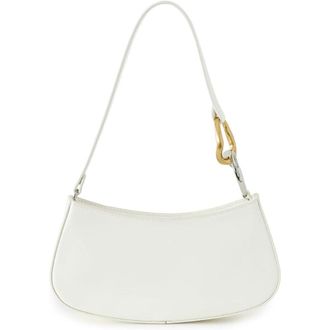 Staud Staud Womens Ollie Leather Shoulder Bag, Paper