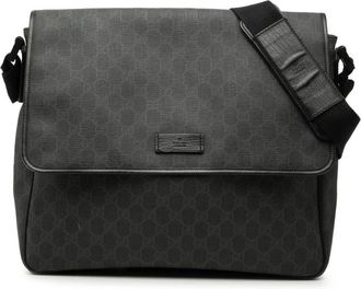 Gucci Pre-owned Cross Body Bags, female, Black, Size: ONE SIZE Pre-owned Messenger Bag