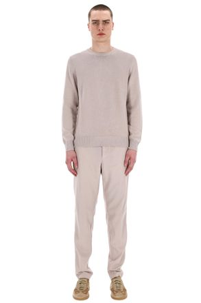 Drumohr Fine Gauge 5 Cotton Crewneck Sweater