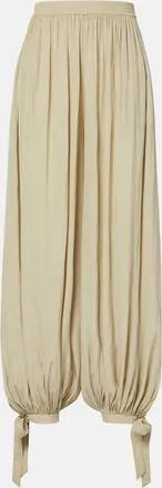 Chlo&eacute; Chlo&eacute; Pleated satin balloon pants