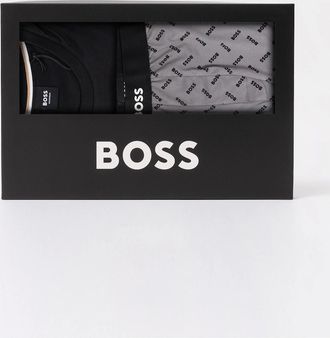 HUGO BOSS Mens BOSS Orange Relax Mens Short Pyjama Set - Dark Grey 026 - Size: XL