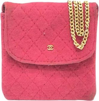 Chanel Pre-owned Mini Bags, female, Red, Size: ONE SIZE Pre-owned Fabric Mini Bag