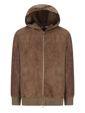 Max Mara Zeno hooded jacket - Brown
