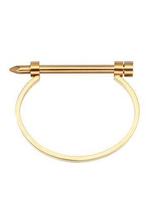 Eye Candy Los Angeles Liam Titanium Screw Cuff Bracelet in Gold at Nordstrom Rack