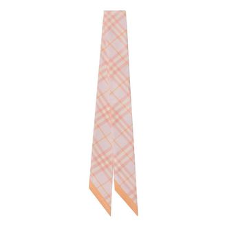 Burberry (WMNS) Burberry 25 Checked Silk Scarf Blush Pink 81103641