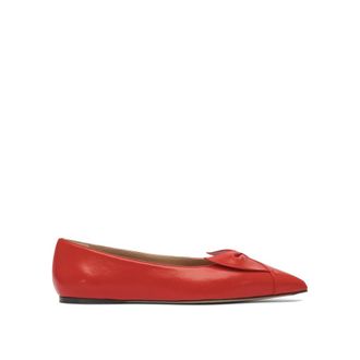 Ferragamo Ballerina Shoes, female, Red, 5 1/2 UK, Ballerinas