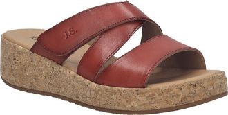 Josef Seibel Evita 04 Platform Wedge Slide Sandal in Hibiscus at Nordstrom, Size 10-10.5Us