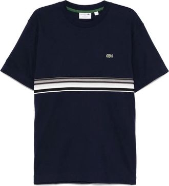 Lacoste T-shirt con logo - Blu