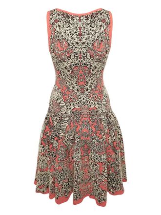 Alexander McQueen Barnacle intarsia knit dress - Pink