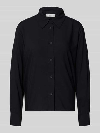Marc O'Polo Denim Regular Fit Hemdbluse aus reiner Viskose in Black, Gr&ouml;&szlig;e XS