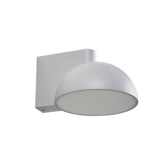 Lucande L&aacute;mpara de pared exterior de metal gris