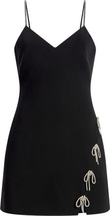 Cinq &agrave; Sept Abito Rella con fiocchi - Nero