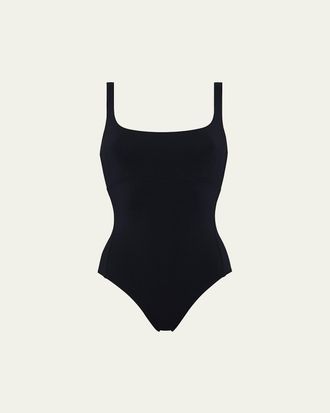 Eres Arnaque Square-Neck One-Piece Swimsuit