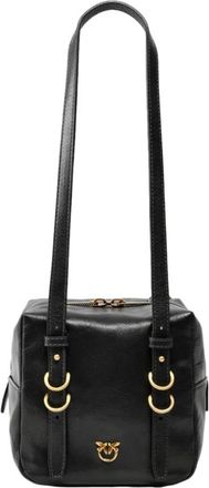 Pinko Shoulder Bags, female, Black, Size: ONE SIZE Cubic Bag