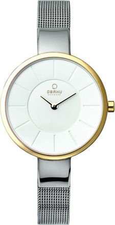 Obaku Womens Classic White Dial Watch