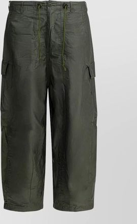 Needles utility cargo trousers drawstring style