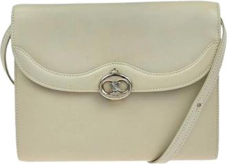 Celine Pre-owned Vintage schoudertas - Dames - Vintage Schoudertas - Wit - ONE Size - Leer - Vintage