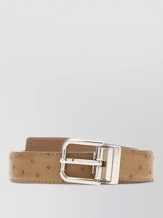 Dolce & Gabbana leather reversible belt