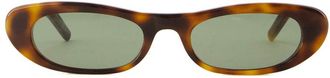 Saint Laurent Womens Sl Sunglasses Tortoiseshell Acetate