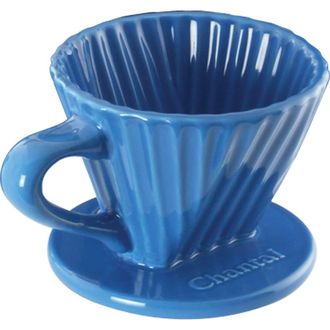 Chantal 8 ounce Lotus Ceramic Pour Over Coffee Filter in Blue Cove at Nordstrom