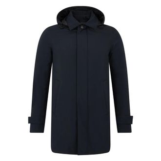 Herno Laminar Parka - Heren - Mantels - Blauw - Maat: 2XS Zijde