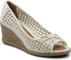 Adrienne Vittadini Batches Espadrille Wedge Pump in White at Nordstrom Rack, Size 7.5