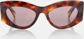 Gucci Occhiali da sole cat-eye Interlocking G