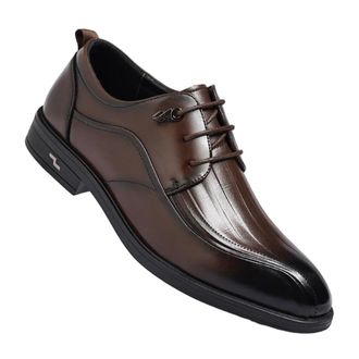 Generic Men Oxford Leather Dress Shoes Low Top Lace Up Design Providing Comfortable Fit with Classic British Style for Business Office Suit Wear Wedding or Ca