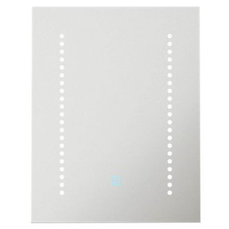 Loops 390 x 500mm IP44 LED Bathroom Mirror - Tunable White - Demister & Shaver Socket