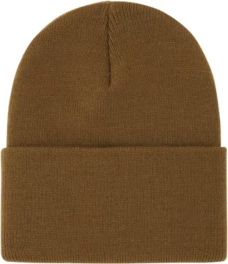 Carhartt Work in Progress Unisex Acrylic Knit Beanie Brown Gauge