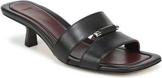 Vince Piper Kitten Heel Sandal in Black at Nordstrom, Size 7.5