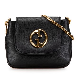 Gucci Gg Marmont Mini Tas Zwarte Leer