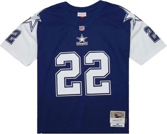 Mitchell & Ness Top Dallas Cowboys 1995 Emmitt Smith - Blu