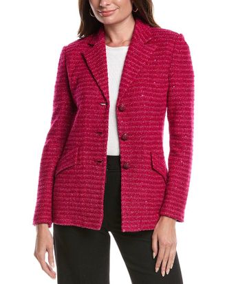 St. John Inlaid Sequin Tweed Jacket