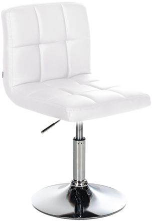 Clp Sedia Lounge Palma V2 In Similpelle Bianco